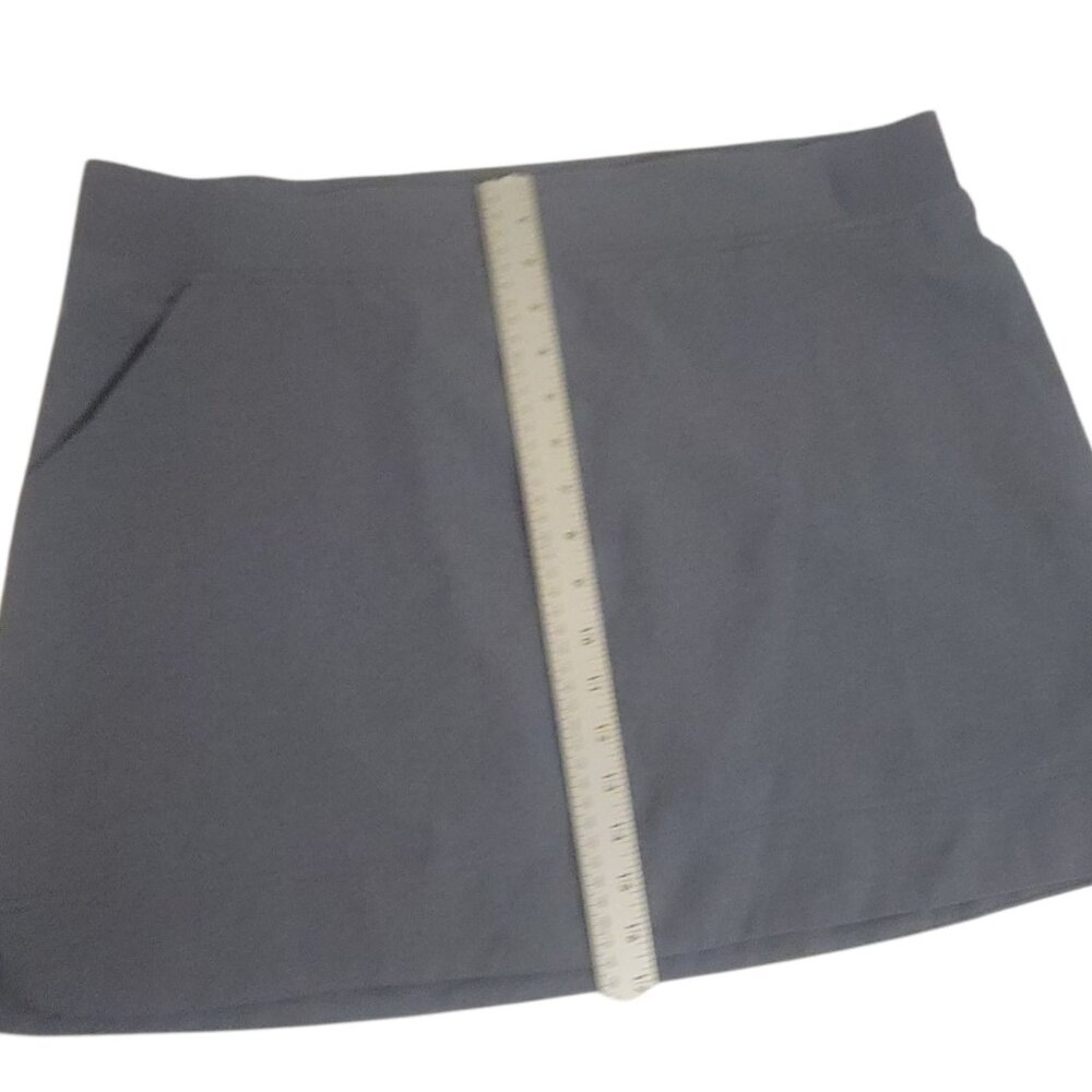 32 Degrees Cool Womens Gray Skort XL With Stretch Waistband & Inner Shorts - Picture 3 of 9